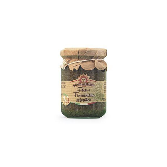 DELIZIE CALABRIA PESTO FINOCCHIETTO 135g (12 in a box)available from our italian retail store
