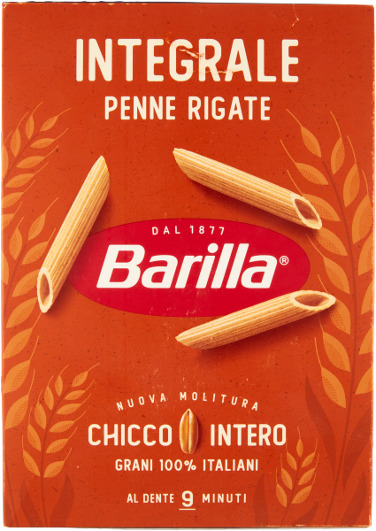 BARILLA PASTA INTEGRALE PENNE RIGATE 500g (14 in a box)
