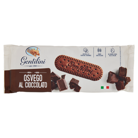 GENTILINI BISCOTTI OSVEGO CIOCCOLATO 250g (14 in a box)
