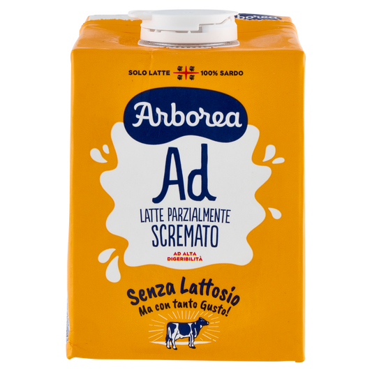 ARBOREA LATTE PARZIALMENTE SCREMATO SENZA LATTOSIO 500ml (10 in a box)