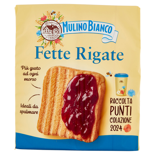 MULINO BIANCO FETTE RIGATE 315g (16 in a box)