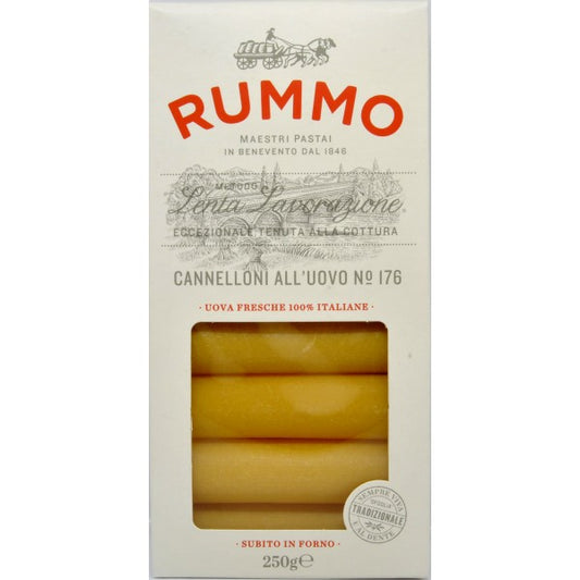 RUMMO CANNELLONI ALL'UOVO 250g (12 in a box) available from our italian retail store