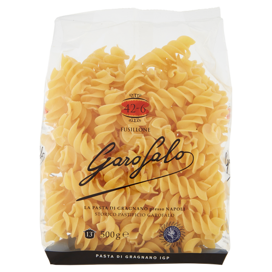 GAROFALO PASTA DI SEMOLA FORMATI SPECIALI FUSILLONI 500g (12 in a box)available from our italian retail store