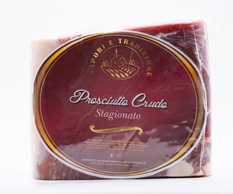 PROSCIUTTO CRUDO MATTONELLA SQUARE 2.5KG APPROX (14.95 PER KG)