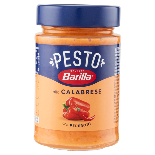 BARILLA PESTO ALLA CALABRESE 190g (12 in a box)available from our italian retail store