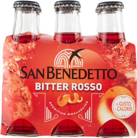 SAN BENEDETTO BITTER ROSSO CL10X6 100mlX6  (4 in a box)