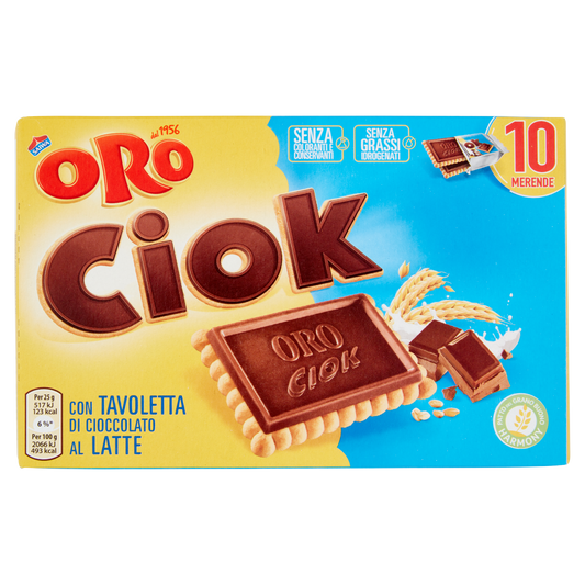 SAIWA ORO CIOCK AL LATTE X10 250g (14 in a box)available from our italian retail store