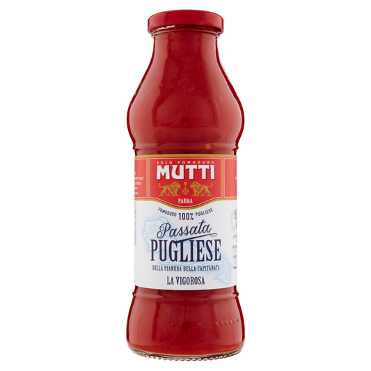 MUTTI PASSATA PUGLIESE 400g (12 in a box)available from our italian retail store