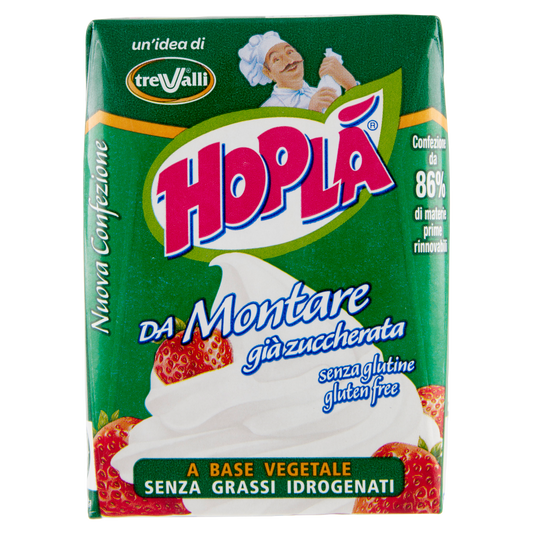 HOPLA' PANNA PER DOLCI 200ml (24 in a box) available from our italian retail store