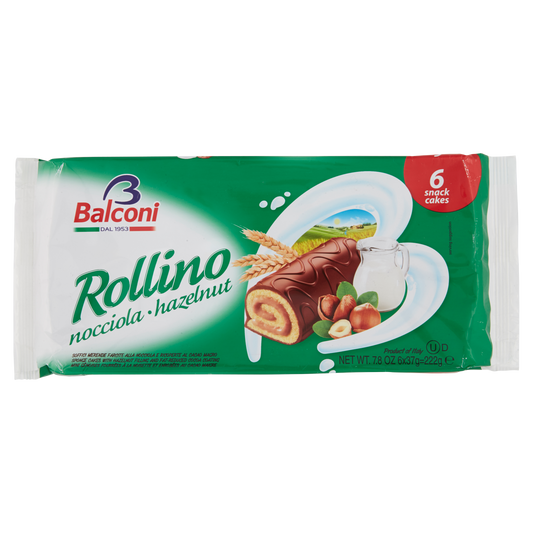 BALCONI ROLLINO NOCCIOLA X6 222g (20 in a box)