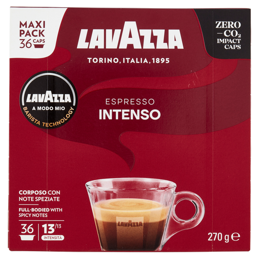 LAVAZZA A MODO MIO INTENSO 36 CAPS 270g (10 in a box)