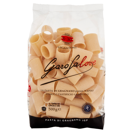 GAROFALO PASTA DI SEMOLA FORMATI SPECIALI GIGANTONI 500g (12 in a box)available from our italian retail store