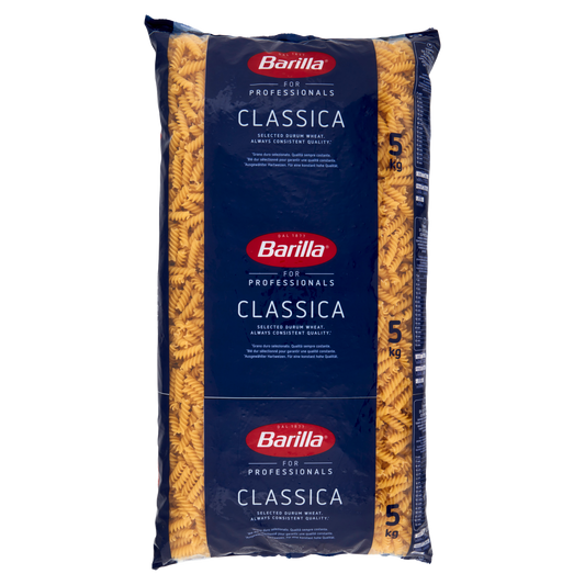 BARILLA PASTA DI SEMOLA FUSILLI 5kg (3 in a box)
