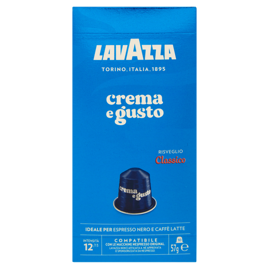LAVAZZA NESPRESSO CREMA & GUSTO X 10 CAPSULE 57g (10 in a box)
