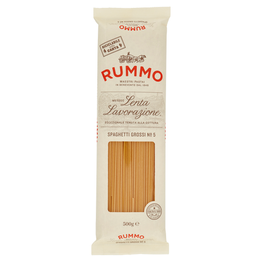 RUMMO SPAGHETTI GROSSI N.5 500g (24 in a box) available from our italian retail store