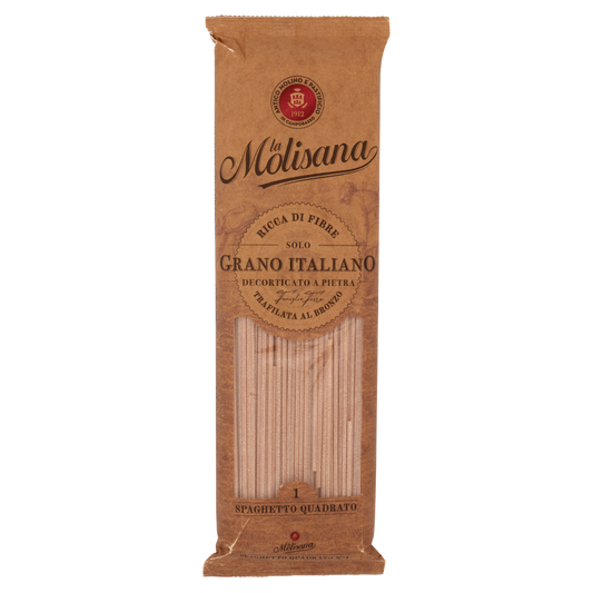 MOLISANA SPAGHETTI QUADRATI INTEGRALI N°1 500g (18 in a box)