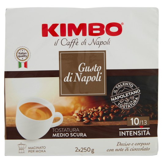KIMBO CAFFE GUSTO NAPOLI 250g X2 (10 in a box)