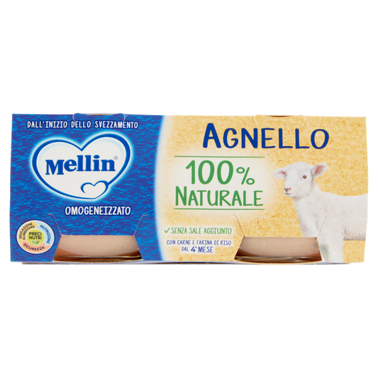 MELLIN OMOGENEIZZATO ALLA CARNE CAVALLO 80GR X2 160g (12 in a box)