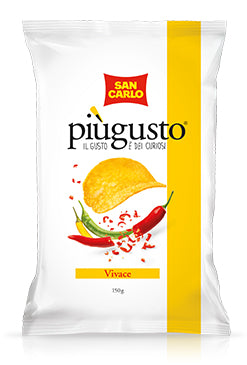 SAN CARLO PATATINE +GUSTO VIVACE 150g (16 in a box)available from our italian retail store