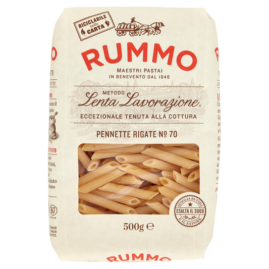 RUMMO PENNETTE RIGATE N.70 500g (16 in a box) available from our italian retail store