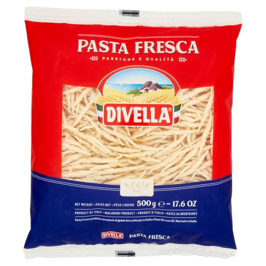 DIVELLA PASTA FRESCA TROFIETTE 500g (10 in a box)available from our italian retail store