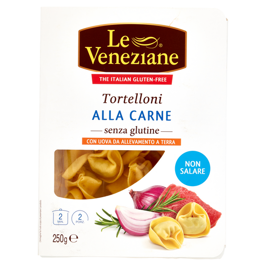 LE VENEZIANE TORTELLONI CARNE SENZA GLUTINE 250g (6 in a box)