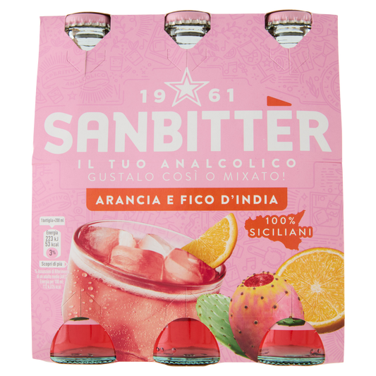 SANBITTER ARANCIA & FICO 600ml (8 in a box)