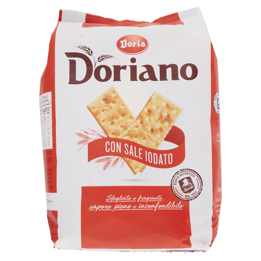 DORIA CRACKER SALATI 750g (12 in a box) available from our italian retail store