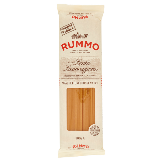 RUMMO SPAGHETTONI N.220 500g(24 in a box) available from our italian retail store
