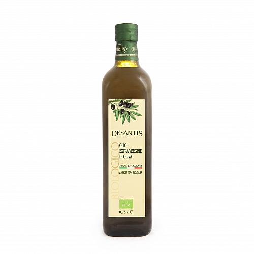 DESANTIS Extra  virgin italian   organic 750ml (6 in a box)available from our italian retail store