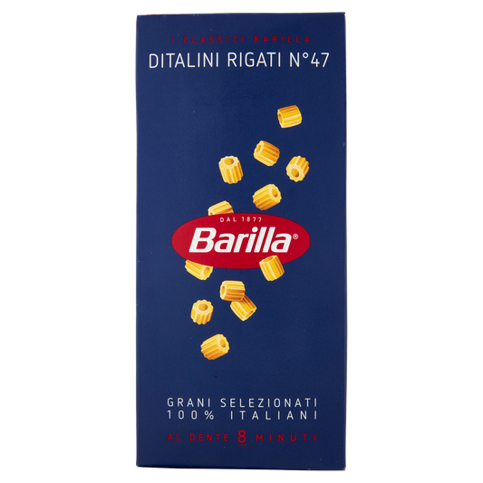 BARILLA PASTA DI SEMOLA DITALINI RIGATI N.47 500g (16 in a box)