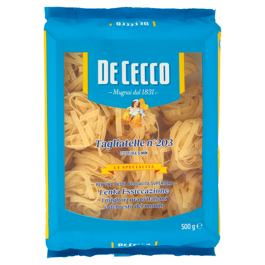 DE CECCO LE SPECIALITA' TAGLIATELLE N°203 500g (8 in a box)