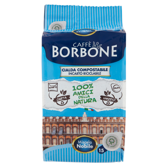 BORBONE CAFFE' BLU 15 CIALDE 108g (8 in a box)