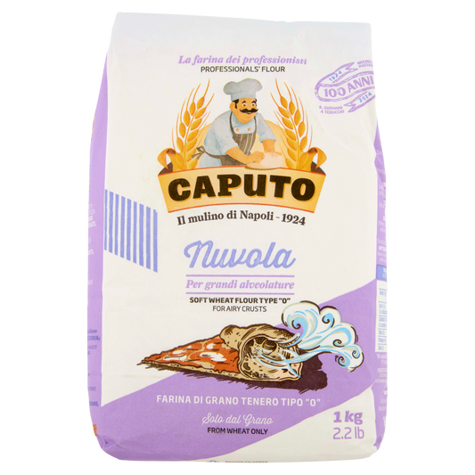 CAPUTO FARINA 0 NUVOLA 1kg (10 in a box)available from our italian retail store