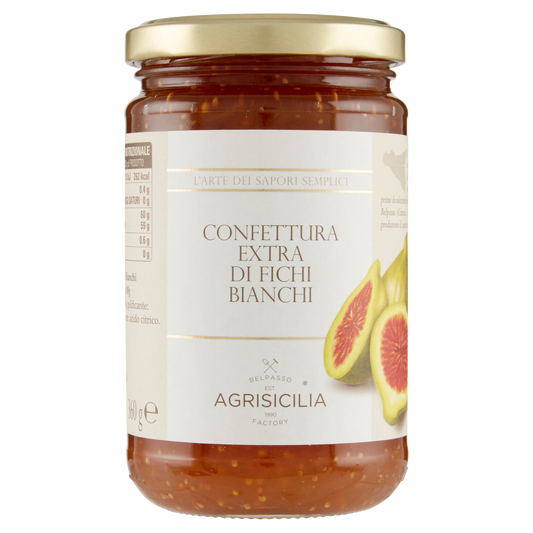AGRISICILIA CONFETTURA FICHI BIANCHI 360g (6 in a box)