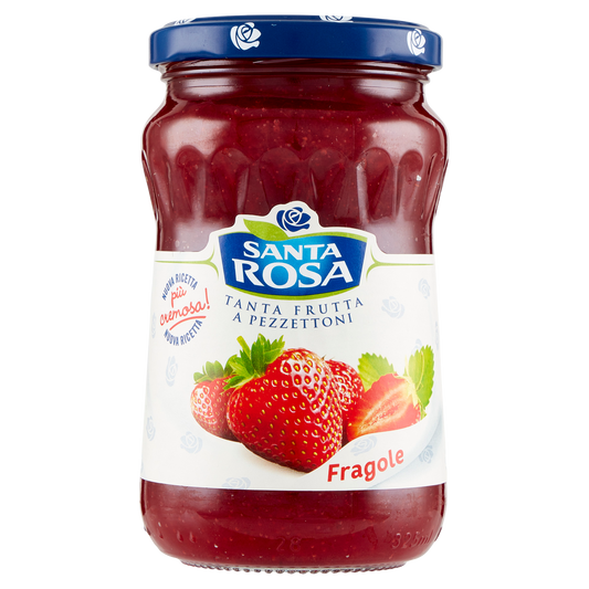 SANTA ROSA CONFETTURA FRAGOLE 350g (12 in a box)available from our italian retail store