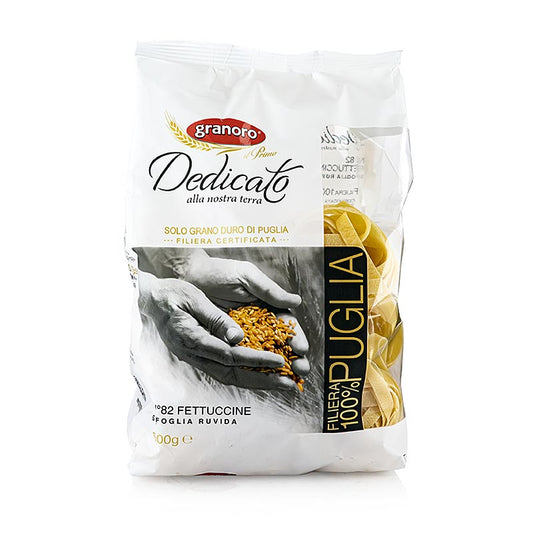 GRANORO DEDICATO FETTUCCINE SEMOLA N.82 500g (12 in a box)