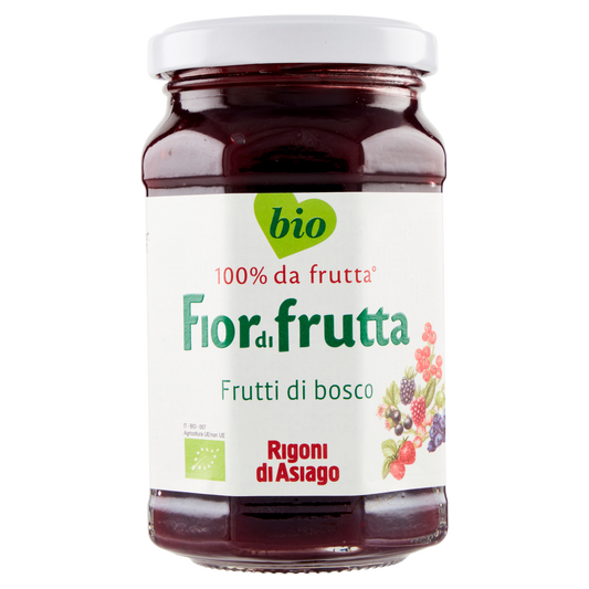 RIGONI CONFETTURA FIOR DI FRUTTA FRUTTI DI BOSCO 250g (6 in a box)available from our italian retail store
