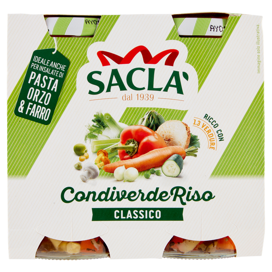 SACLA' CONDIVERDE RISO CLASSICO 580g (6 in a box)