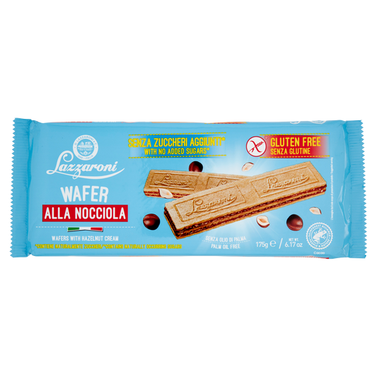 LAZZARONI WAFER gluten-free13 in a box) NOCCIOLA 175g ( 13 in a box)