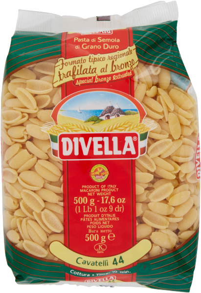 DIVELLA CAVATELLI 500g (24 in a box)available from our italian retail store