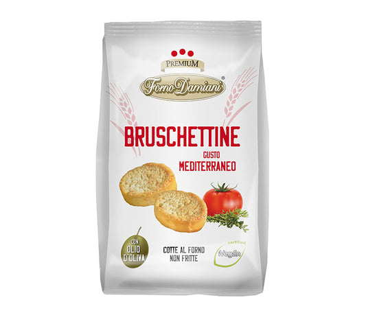 DAMIANI BRUSCHETTINE GUSTO MEDITERRANEO 90g (12 in a box)available from our italian retail store