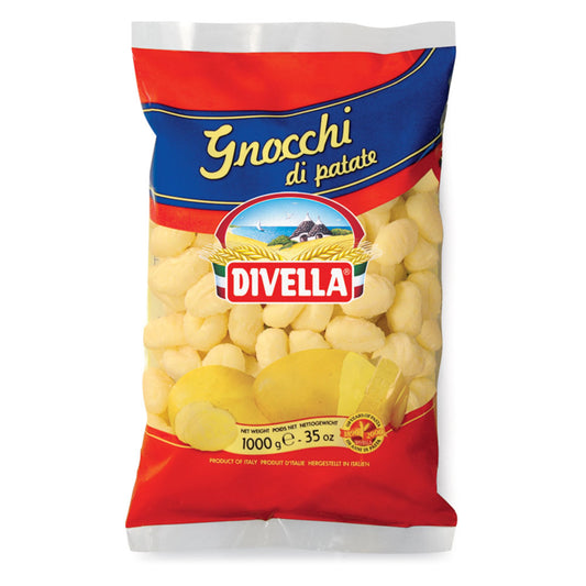 DIVELLA PASTA FRESCA GNOCCHI DI PATATE 1kg (6 in a box)available from our italian retail store