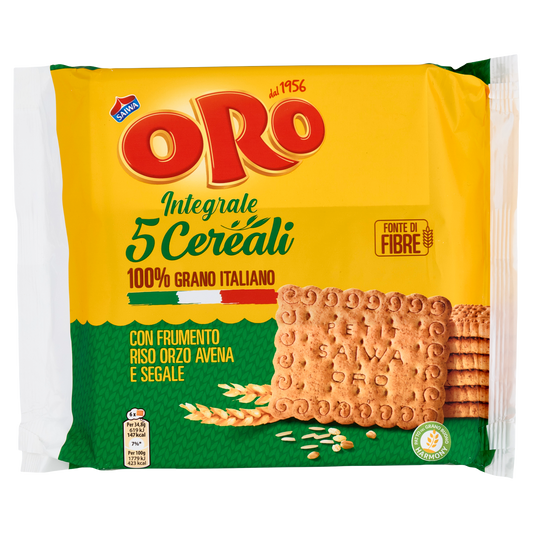 SAIWA ORO BISCOTTI 5 CEREALI 400g (20 in a box)
