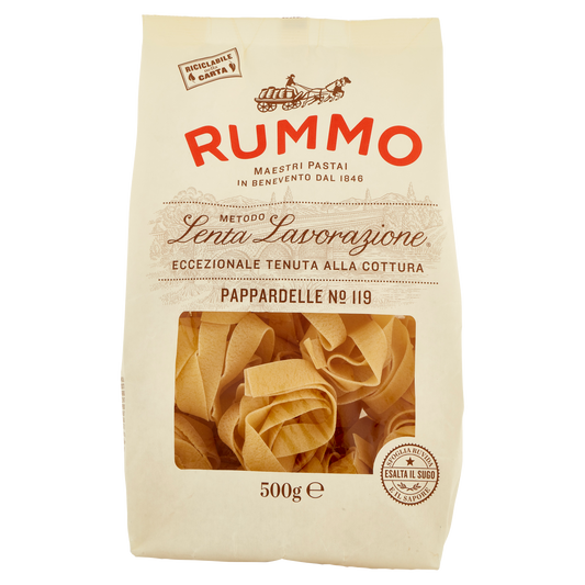 RUMMO PAPPARDELLE N.119 500g (12 in a box) available from our italian retail store
