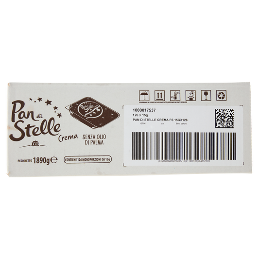 PANDISTELLE CREMA MONOPORZIONE 15G X 126pcs (single item)