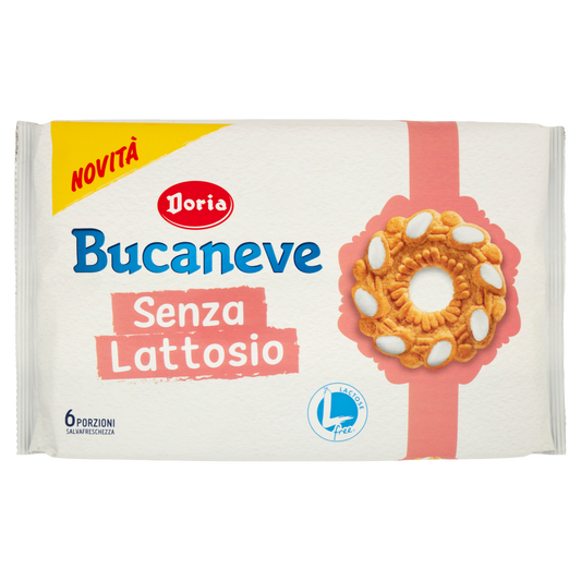 DORIA BUCANEVE lactose-free 265g (12 in a box)available from our italian retail store