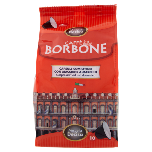 BORBONE DECISA CAPSULE NESPRESSO x10 pcs  (8 in a box)