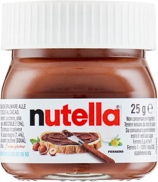 NUTELLA VASETTI MONOPORZIONI 25g X 64 (single item)available from our italian retail store