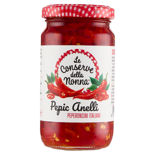 CONSERVE DELLA NONNA PEPIC ANELLI 190g (12 in a box) available from our italian retail store